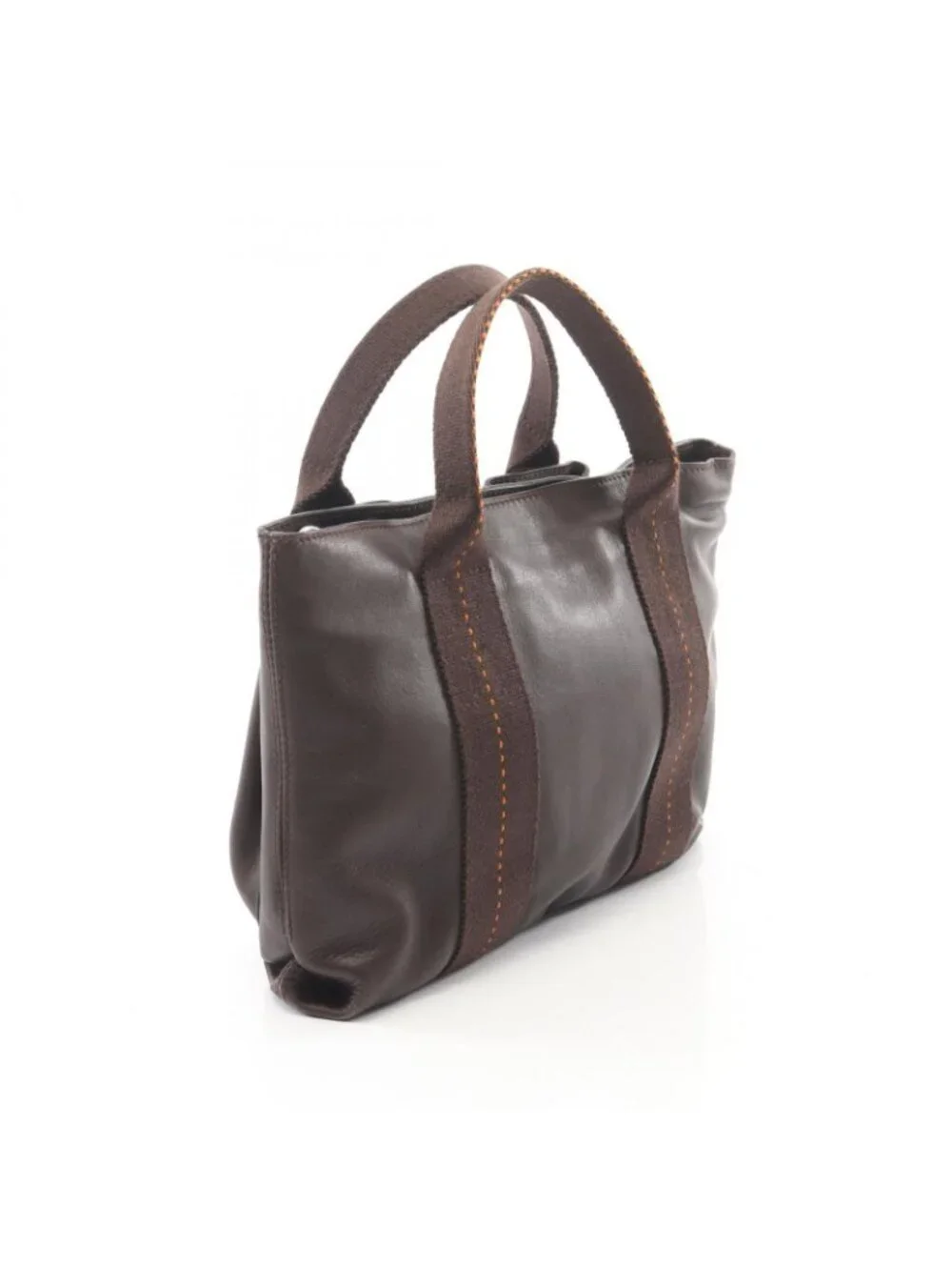 Hermes Handbag Caravan Horizontal PM 2-Way Chocolat Leather